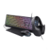 Trust GXT 792 Quadrox keyboard Mouse included Gaming USB QWERTY UK English Black