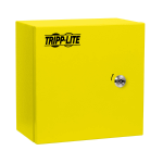 Tripp Lite SRIN410106Y SmartRack Outdoor Industrial Enclosure with Lock - NEMA 4, Surface Mount, Metal Construction, 10 x 10 x 6 in., Yellow