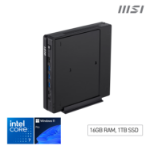 MSI Pro DP10 A14MG Intel Core i7 14700 ( 14th Gen Desktop CPU ) Desktop PC, SFF, Mini Computer, HTPC, (16GB RAM, 1TB SSD, Windows 11 ) Intel UHD Graphics/DDR5/HDMI/DP/LAN/WiFi 6E/BT 5.3 - DP10 A14MG i7 14700 FS 16GB 1TB W11P