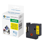 G&G 21694 labelprinter-tape Zwart op geel 18433