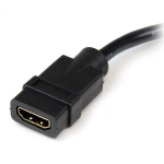 StarTech.com Câble adaptateur vidéo de 20 cm HDMI vers DVI-D - HDMI femelle vers DVI mâle