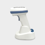 Ambir Technology BR312-WH barcode reader Handheld bar code reader 1D/2D LED White, Blue