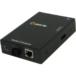 Perle S-100-M1SC2D - Fast Ethernet Media Converter. 100Base-TX (RJ-45) [100 m/328 ft.] to 100Base-BX 1550nm TX / 1310nm RX single strand fiber, multimode (SC) [2 km/1.2 miles]