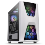 Thermaltake Commander C34 TG Snow ARGB Edition Midi Tower Black, White