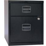 Bisley 2 DRW HOME FILING BLACK