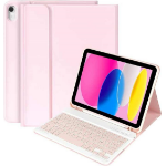 JLC Apple iPad 10th 10.9 2022 VEO Keyboard Case Light Pink