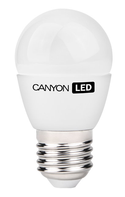 CA-PE27FR6W230VN CANYON LED LAMP P45 shape milky E27 6W 220-240V 150 4