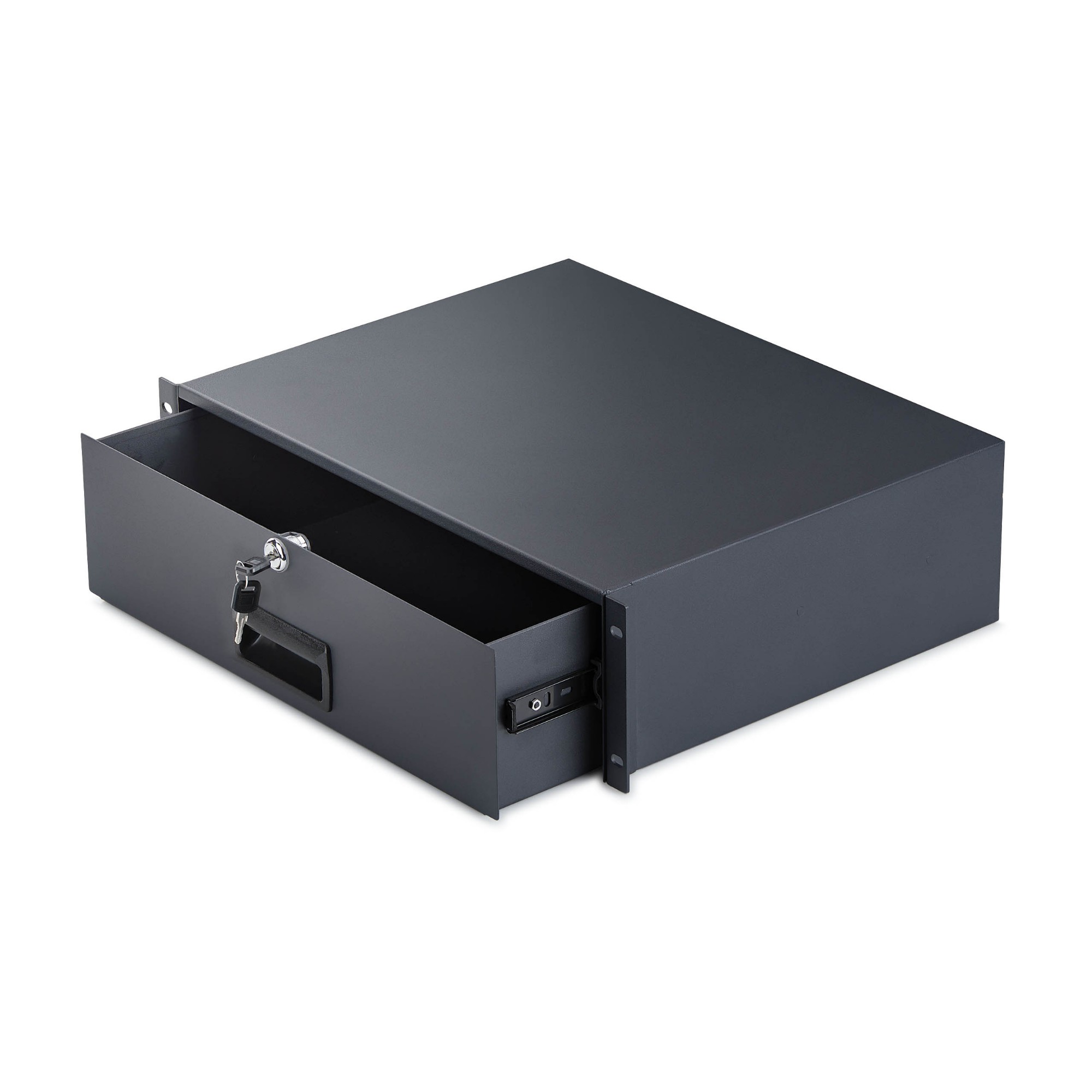 StarTech.com 3U Steel Lockable 19-inch Rackmount Drawer for AV. Networ