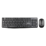 Ultron UMC300 keyboard Mouse included Universal RF Wireless German Black