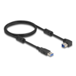 DeLOCK USB 5 Gbps Cable Type-A male to Type-B male 90° downwards angled 1 m