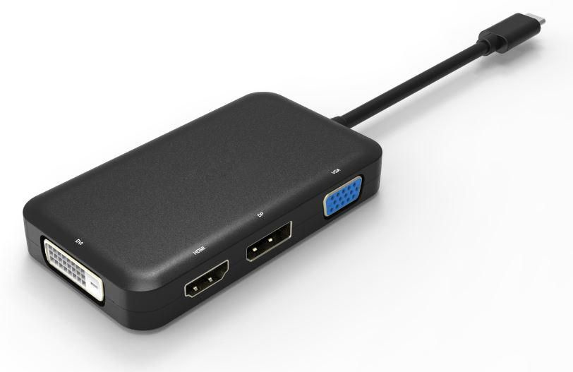 Microconnect Black Usb3.1ccom10 Usb Graphics Adapter 3840 X 2160 Pixels Blac