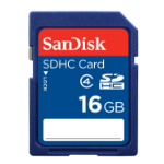 SanDisk 16GB SDHC Class 4