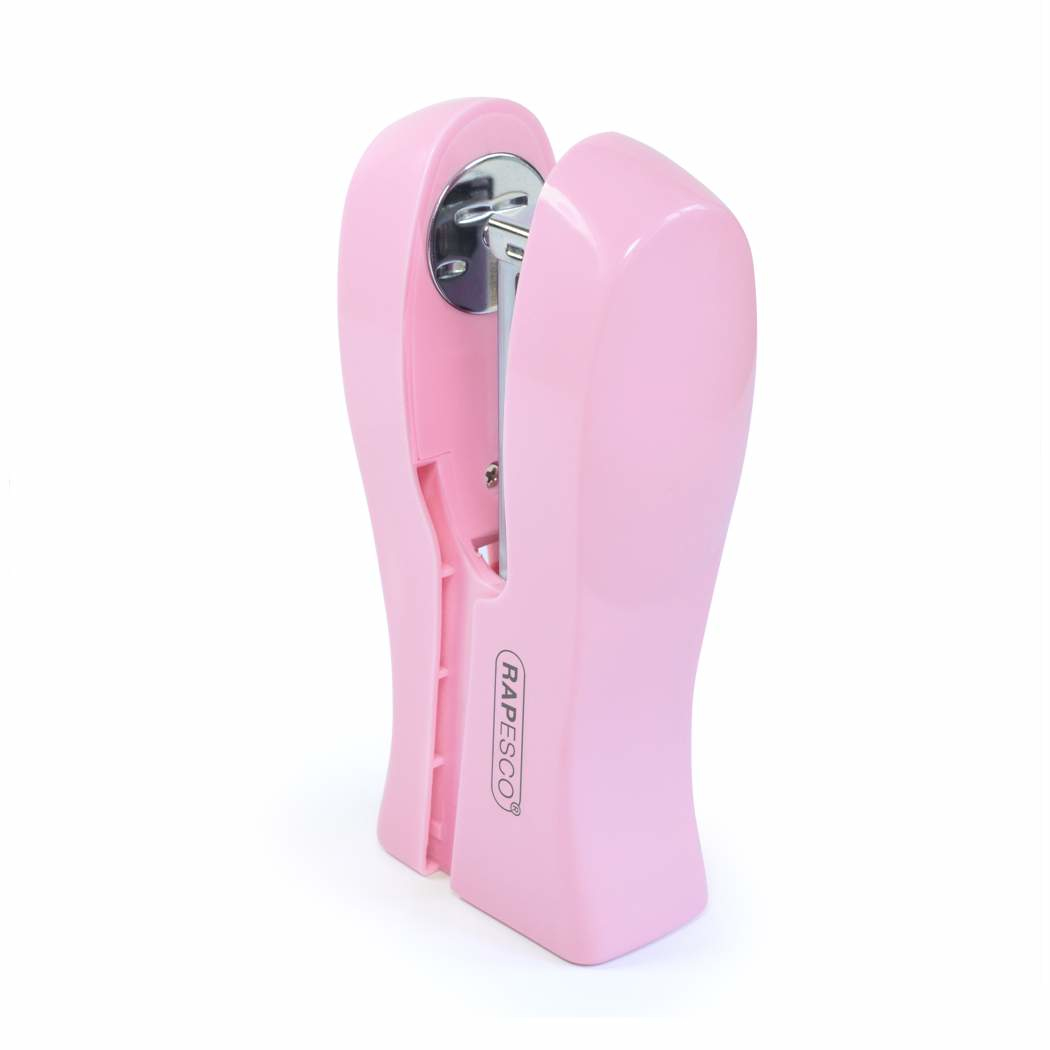 Image of Rapesco Stand Up Flat clinch Pink