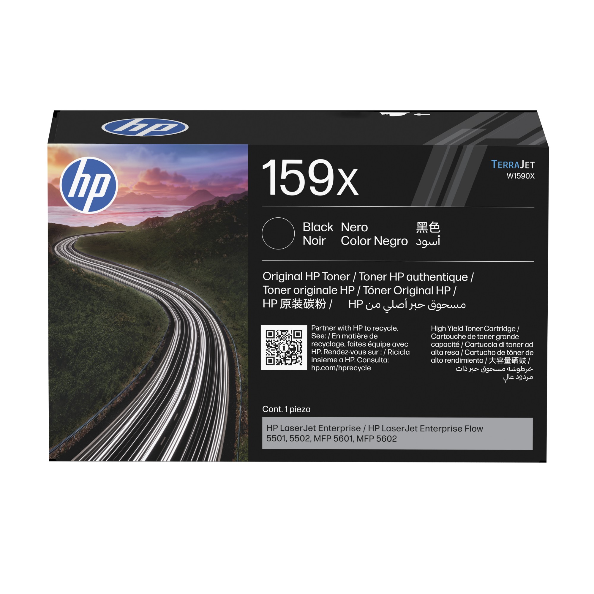 HP W1590X/159X Toner cartridge high-capacity, 10K pages ISO/IEC 19752 for HP LJ E 5501