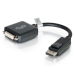 C2G DisplayPort to DVI-D Adapter Converter - Single Link DVI-D Video Adapter M/F - Black