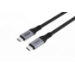 Microconnect USB4CC05-240W-80GBPS USB cable USB4 Gen 3x2 0.5 m USB C Black