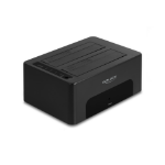 DeLOCK 64187 behuizing voor opslagstations HDD-/SSD-behuizing Zwart 2.5/3.5"