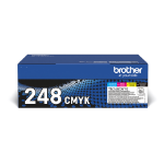 Brother TN-248CMYK Toner MultiPack Bk,C,M,Y, 4x1K pages ISO/IEC 19752 Pack=4 for Brother DCP-L 3500/HL-L 8200