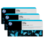 HP 771C zwarte DesignJet fotoinktcartridges, 775 ml, 3-pack