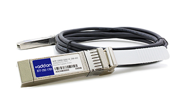 Image of AddOn Networks SFP-10GE-DAC-1M-AO fibre optic cable SFP+ Black