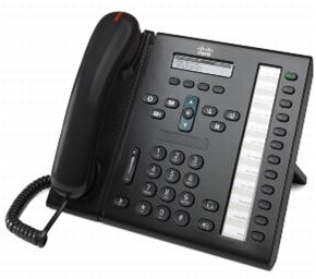 Cisco Unified IP Phone 6961, Slimline Handset Black