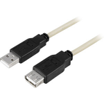 Deltaco USB 2.0 Cable A/A, 0.5m USB cable USB A