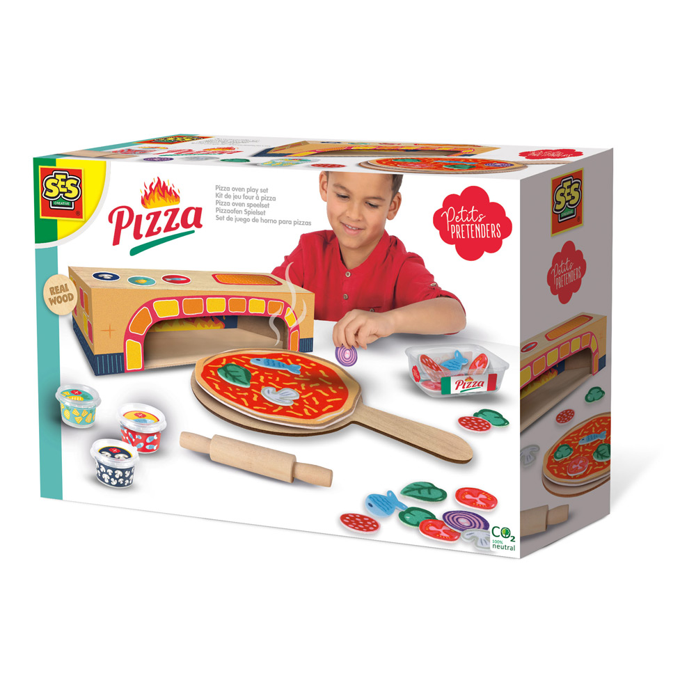 SES Creative Petits Pretenders Pizza Oven Playset, 3 Years and Above (18016)
