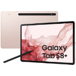 Samsung Galaxy Tab S8+ WiFi SM-X800 128 GB 31.5 cm (12.4") Qualcomm Snapdragon 8 GB Wi-Fi 6 (802.11ax) Android 12 Pink gold