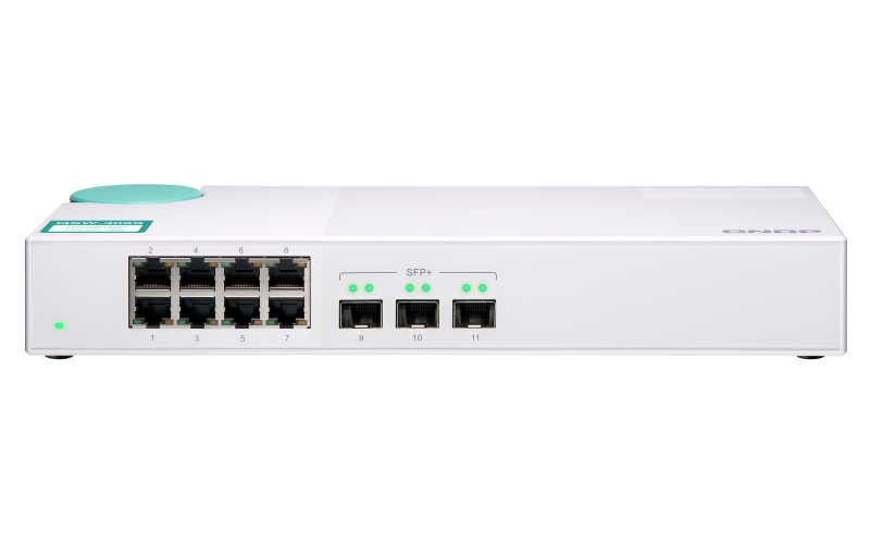 Image of QNAP QSW-308S network switch Unmanaged Gigabit Ethernet...