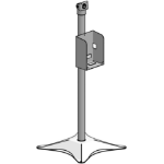 Ergonomic Solutions FloorStand SP2, 1000 mm For