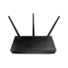 ASUS RT-N66U wireless router Gigabit Ethernet Dual-band (2.4 GHz / 5 GHz) Black