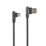 Gembird CC-USB2J-AMLCML-1M USB-kabel USB 2.0 0,6 m USB A USB C Zwart