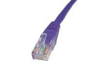 Cables Direct Cat5e UTP 0.25m networking cable Violet