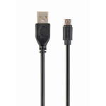 Gembird CC-USB2-AMMDM-6 USB-kabel USB 2.0 1,8 m Micro-USB A USB A Zwart