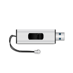 MediaRange MR914 USB flash drive 8 GB USB Type-A 3.2 Gen 1 (3.1 Gen 1) Black,Silver