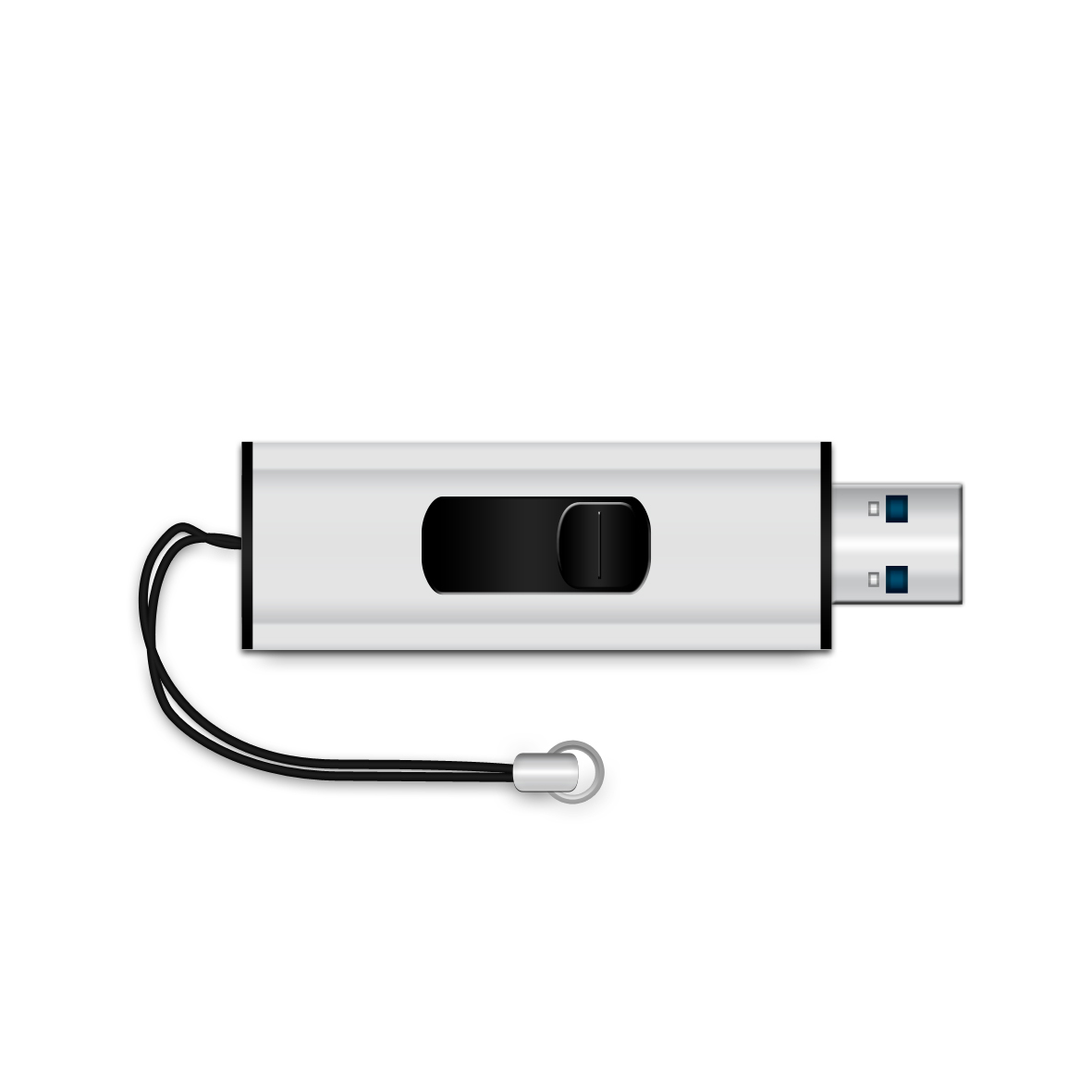 MediaRange MR914 USB flash drive 8 GB USB Type-A 3.2 Gen 1 (3.1 Gen 1) Black,Silver