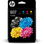 HP 937 Pack de 4 Cartouches d’encre authentiques CMJN