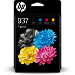 HP 937 originele CMYK-inktcartridge 4 stuks