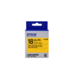 Epson C53S655003/LK-5YBP DirectLabel-etikettes black on yellow 18mm x 9m for Epson LabelWorks 4-18mm/24mm/36mm/6-18mm/6-24mm