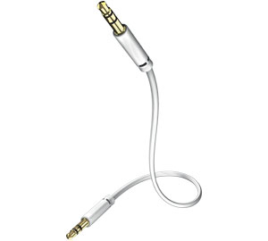 Image of Inakustik 0.5m Star MP3 audio cable 3.5mm 2 x RCA White