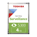 Toshiba S300 Surveillance internal hard drive 4 TB 5400 RPM 128 MB 3.5" Serial ATA III