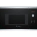 Bosch Serie 4 BFL523MS0B microwave Built-in Solo microwave 20 L 800 W Black, Stainless steel