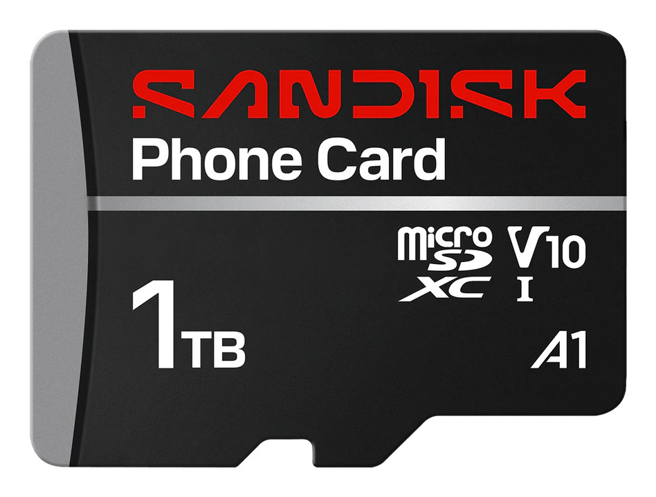 Image of Sandisk PHONE CARD MICROSDXC 1 TB