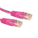 Cables Direct URT-600-HP networking cable Pink 0.25 m Cat5e U/UTP (UTP)