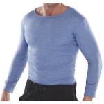 BEESWIFT Long Sleeve Thermal Vest Blue XL