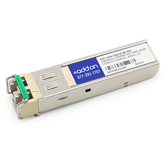 AddOn Networks SFP-1GB-DW18-80-AO Compatible 1G SFP 80 km TAA Compliant Transceiver