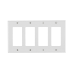 Leviton 80412-W wall plate/switch cover White