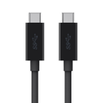 Belkin F2CU049bt2M-BLK USB cable 2 m USB 3.2 Gen 1 (3.1 Gen 1) USB C Black