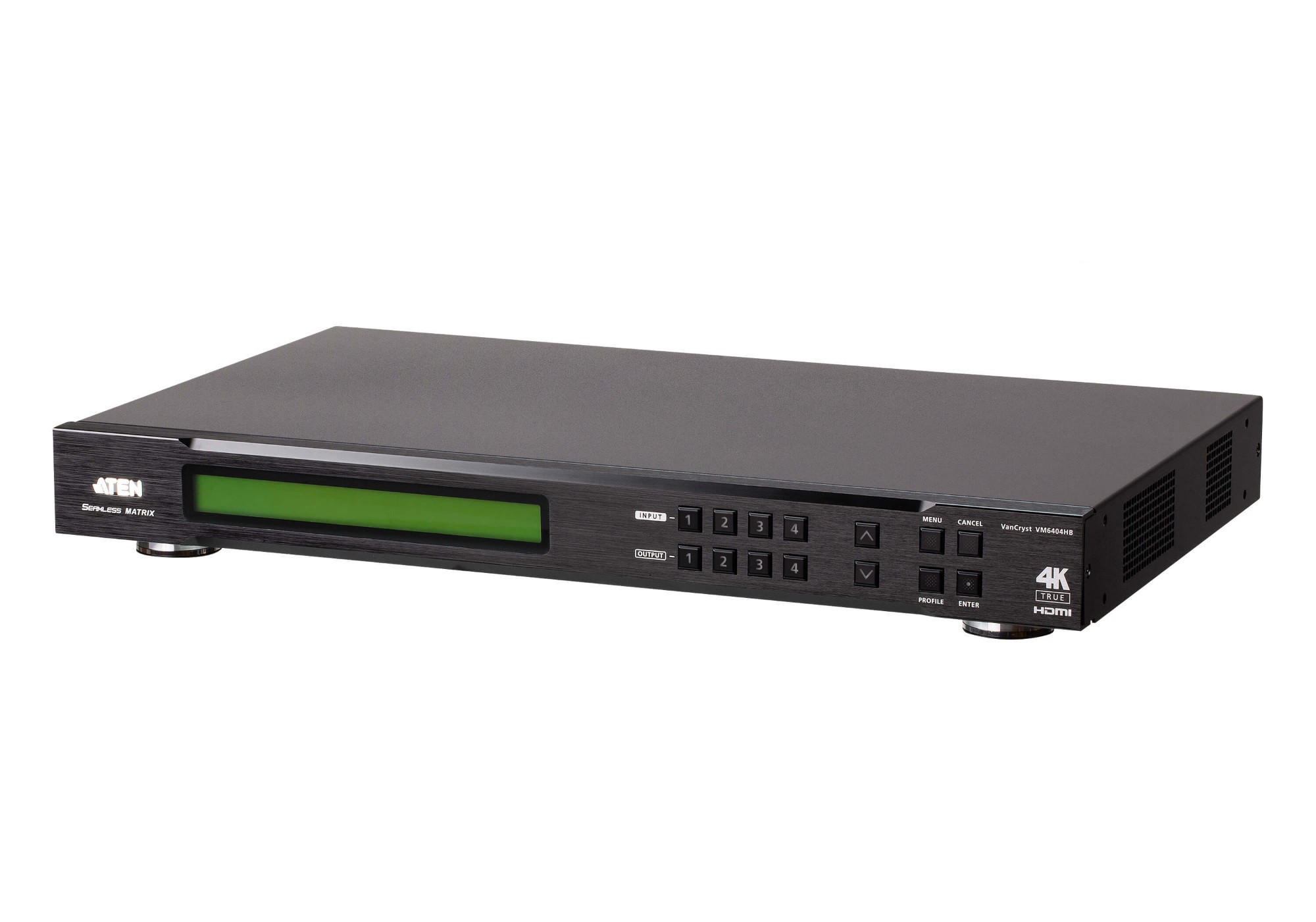 ATEN VM6404HB-AT-E matrix switcher Scaling matrix switcher Built-in display