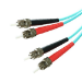 Cablenet 20M ST-ST OM3 DUPLEX FIBRE OPTIC Aqua